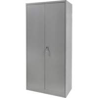 Armoire garde-robe, Acier, 36" la x 18" p x 72" h, Gris Distribution Jean Lapalme