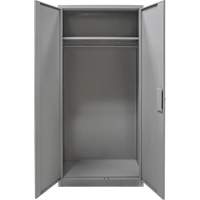 Armoire garde-robe, Acier, 36" la x 18" p x 72" h, Gris Distribution Jean Lapalme