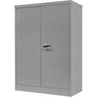 Armoire de rangement &agrave; hauteur de comptoir, Acier, 2 Tablettes, 42" h x 48" la x 24" P, Gris Distribution Jean Lapalme