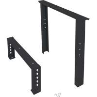 Pattes d'&eacute;tabli pour service industriel, Acier, 30" p x 34" h, Simple Distribution Jean Lapalme