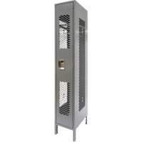 Casiers ventil&eacute;s, 12" x 18" x 78", Acier, Gris, D&eacute;mont&eacute;, Perfor&eacute; Distribution Jean Lapalme