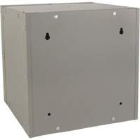 Casier cubique empilable, 12" x 12" x 12", Acier, Gris, D&eacute;mont&eacute; Distribution Jean Lapalme