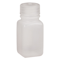 Easy-Grip Space-Saver Bottles, Square, 2 oz., Plastic Distribution Jean Lapalme