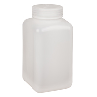 Easy-Grip Space-Saver Bottles, Square, 32 oz., Plastic Distribution Jean Lapalme