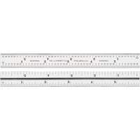 Junior Combination Squares, 6" L, 8/100" Graduations, Steel, Plain Distribution Jean Lapalme