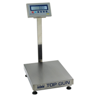 Top Gun Electronic Platform Scales, 18" L x 12" W, 150 lbs. Capacity Distribution Jean Lapalme