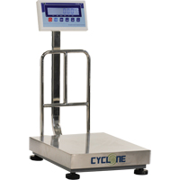 Cyclone 150 Bench and Platform Scale, 300 lbs. / 150 kg Capacity, 15-3/4" L x 19-7/10" W Distribution Jean Lapalme