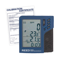 Carbon Monoxide Monitor with Temperature & Humidity with Calibration Certificate Distribution Jean Lapalme