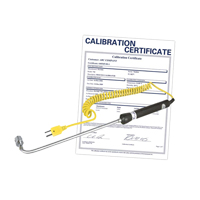 Right Angle Thermocouple Surface Probe with Calibration Certificate, 500 °C (932°F) Max. Temp. Distribution Jean Lapalme