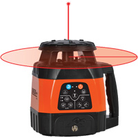 Laser rotatif horizontal et vertical &agrave; nivellement automatique et faisceau rouge, 200' (60 m), 635 N.m Distribution Jean Lapalme