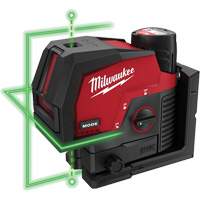 Ensemble de laser vert &agrave; lignes crois&eacute;es et points d'aplomb M12 Distribution Jean Lapalme