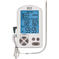 Premium Meat Thermometer & Timer, Contact, Digital, -4-122°F (-20-50°C) Distribution Jean Lapalme