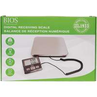 Digital Receiving Scale, 220 lbs. Cap., 1 lbs. Graduations Distribution Jean Lapalme