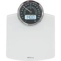 Digital Analog Scale, 396 lbs. Cap., 100 g / 0.2 lbs. Graduations Distribution Jean Lapalme