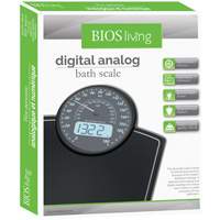 Digital Analog Scale, 396 lbs. Cap., 100 g / 0.2 lbs. Graduations Distribution Jean Lapalme
