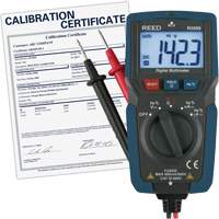 Compact Multimeter with Non-Contact Voltage and Calibration Certificate, AC/DC Voltage, AC/DC Current Distribution Jean Lapalme