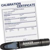 R&eacute;fractom&egrave;tre avec certificat ISO, Analogue (verre-regard)-Num&eacute;rique, Salinit&eacute; Distribution Jean Lapalme