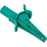 Pince crocodile verte pour le v&eacute;rificateur disolement haute tension R5002 Distribution Jean Lapalme
