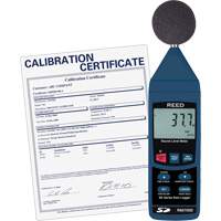 Ensemble sonom&egrave;tre &agrave; enregistrement de donn&eacute;es avec certificat de calibration Distribution Jean Lapalme