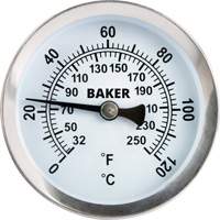 Thermom&egrave;tre de surface tuyau, Sans contact, Analogique, 32-250°F (0-120°C) Distribution Jean Lapalme