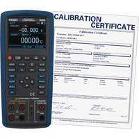 &eacute;talonneur de processus multifonctions avec certification de calibration, Sans enregistrement des donn&eacute;es, Portatif, 5 proc&eacute;d&eacute;s Distribution Jean Lapalme