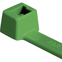 UL Rated PA66 Cable Ties, 4" Long, 18 lbs. Tensile Strength, Green Distribution Jean Lapalme