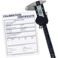 Pied &agrave; coulisse num&eacute;rique de 6" (150 mm) avec certificat de traçabilit&eacute; de l'&eacute;talonnage, R&eacute;solution de 0,0005" (0,01 mm), 0" - 6" (0 mm - 150 mm) gamme de mesure Distribution Jean Lapalme