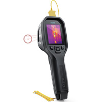 24:1 Spot IR Thermal Imaging Camera with Bullseye Laser & Type K Thermocouple, 160 x 120 pixels, -10° - 45°C (14° - 113°F), 70 mK Distribution Jean Lapalme