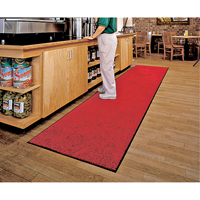 ColorStar Matting, Wiper, 3' x 5' x 3/8", Red/Black Distribution Jean Lapalme