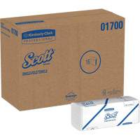 Essuie-mains Scott &agrave; pli simple, 1 pli, 10-1/2" lo x 9-3/10" la, 250 /pqt Distribution Jean Lapalme