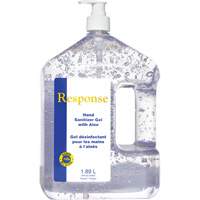 Gel d&eacute;sinfectant pour les mains &agrave; l'alo&egrave;s Response, 1890 ml, Bouteille &agrave; pompe, 70 % alcool Distribution Jean Lapalme