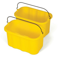 Seau porte-accessoires Executive Series, Capacit&eacute; de 2.5 gal. US (10 pintes), Jaune Distribution Jean Lapalme