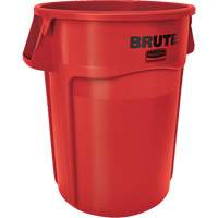 Round Brute&reg; Containers, Polyethylene, 32 US gal. Distribution Jean Lapalme