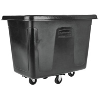 Bulk Cube Truck, Polyethylene, 42-13/16" L x 28" W x 33" H, 12 cu.ft. Volume, 400 lbs. Capacity Distribution Jean Lapalme