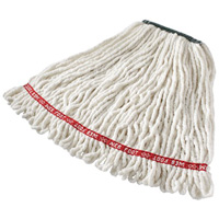 Vadrouille humide Web Foot sans r&eacute;tr&eacute;sissement, Antimicrobien, Fil, 20 oz, Style Boucle Distribution Jean Lapalme