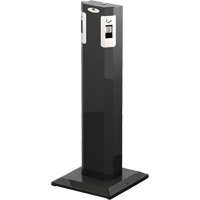 Cendrier sur socle, Sur pied, M&eacute;tal, Capacit&eacute; 1,6 gal. US, Hauteur 41-1/2" Distribution Jean Lapalme