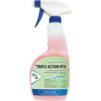Action triple - nettoyant, d&eacute;graissant et d&eacute;sinfectant, 750 ml, Bouteille &agrave; g&acirc;chette Distribution Jean Lapalme