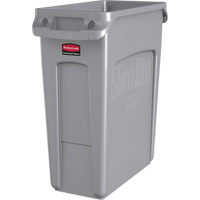 Slim Jim&reg; Vented Containers, Deskside, Polyethylene, 16 US gal. Distribution Jean Lapalme