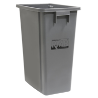 Bac &agrave; d&eacute;chets et de recyclage, Plastique, 16 gal. US Distribution Jean Lapalme