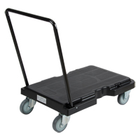 Chariot, 31-3/4" lo x 20-1/2" la, 500 lb cap, Roues Caoutchouc Distribution Jean Lapalme