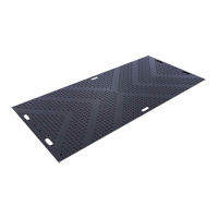 Protecteur de sol LibertyMat d'usage moyen, 4' x 8', Poly&eacute;thyl&egrave;ne haute densit&eacute;, Textur&eacute;, Noir Distribution Jean Lapalme