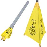 "Wet Floor" Pop-Up Safety Cone, Bilingual with Pictogram Distribution Jean Lapalme