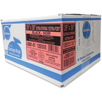 Industrial Garbage Bags, X-Strong, 36" W x 26" L, 1.17 mils, Black Distribution Jean Lapalme