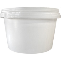 Pail with Lid, Plastic, 1.03 gal. Distribution Jean Lapalme