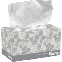 Essuie-mains Kleenex dans une boîte POP-UP*, 1 pli, 10-1/2" lo x 9" la, 120 /pqt Distribution Jean Lapalme