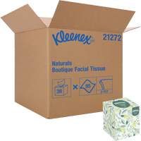 Papiers-mouchoirs Naturals Boutique* de Kleenex, 2 pli, 7,8" lo x 8,3" la, 95 feuilles/boîte Distribution Jean Lapalme