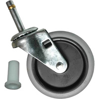 Roulette &agrave; tige de rechange pour chariot Rubbermaid Distribution Jean Lapalme