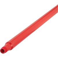 Manche ultra hygi&eacute;nique, Balai/Grattoir/Raclette, Rouge, Ergonomique, 59" lo Distribution Jean Lapalme