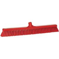 Balai-brosse &agrave; soies combin&eacute;es, Crins Cors&eacute;/Fin, 24-1/2", Polyester, Rouge Distribution Jean Lapalme