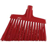 T&ecirc;te de balai oblique, Crins Extra-ferme, 12", Polyester, Rouge Distribution Jean Lapalme